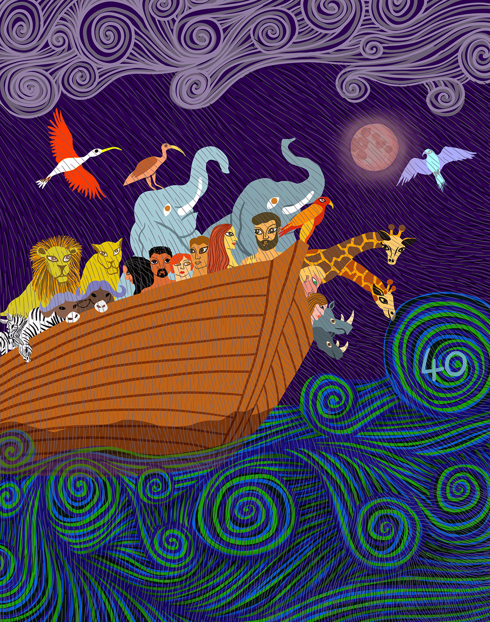 Genesis 7 - Noah's Ark in the Flood - Israel Media Ministries