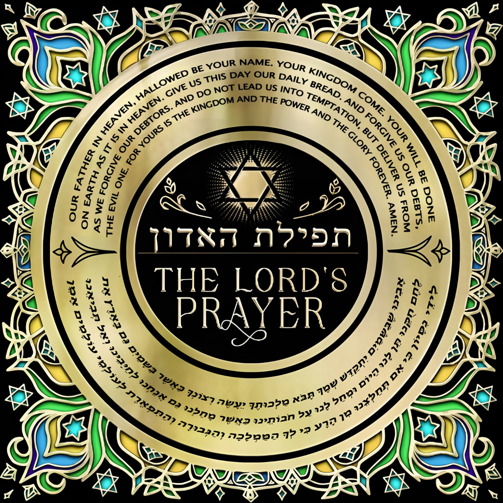 The Lord s Prayer In Hebrew And English Israel Media Ministries